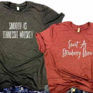 Couples Fitted Printed Sports Short-sleeve T-shirt