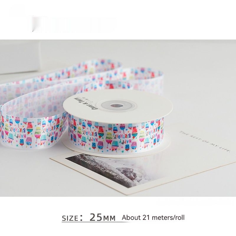 Color Heat Transfer Craft Ribbon Balloon Color Cake Packaging Gift Ribbon 10 Color Heat Transfer Craft Ribbon Balloon Color Cake Packaging Gift Ribbon - Image 10