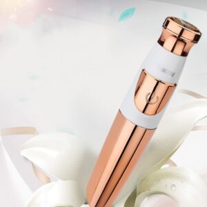 Electric Lipstick Shaver for Women – Portable Facial Hair Remover, Painless Face & Peach Fuzz Trimmer