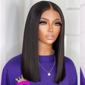 Double Drawn Bone Straight Human Hair Wig – Full Density Silky Straight Wig, Natural Hairline Premium Women’s Wig