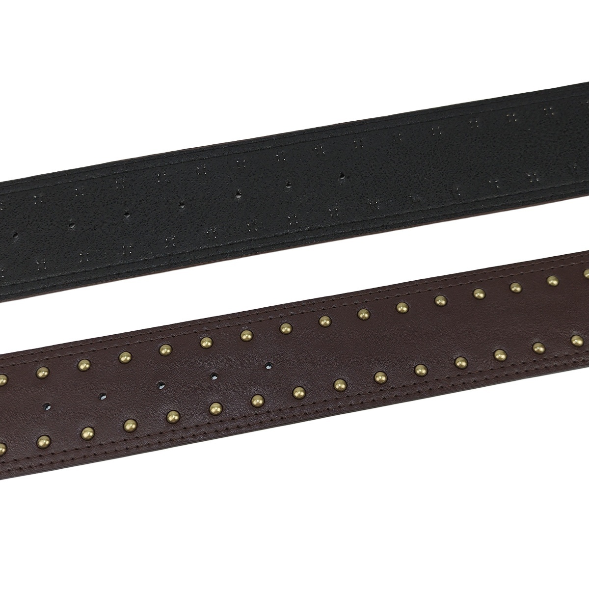Women's Retro Punk Style Leather Belt With Rivet Decorations 7 Women's Retro Punk Style Leather Belt With Rivet Decorations - Image 7