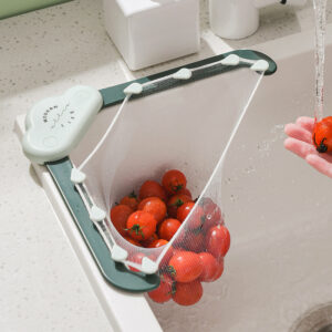 Triangular Sink Drain Rack – Kitchen Garbage Filter & Anti-Clog Food Strainer
