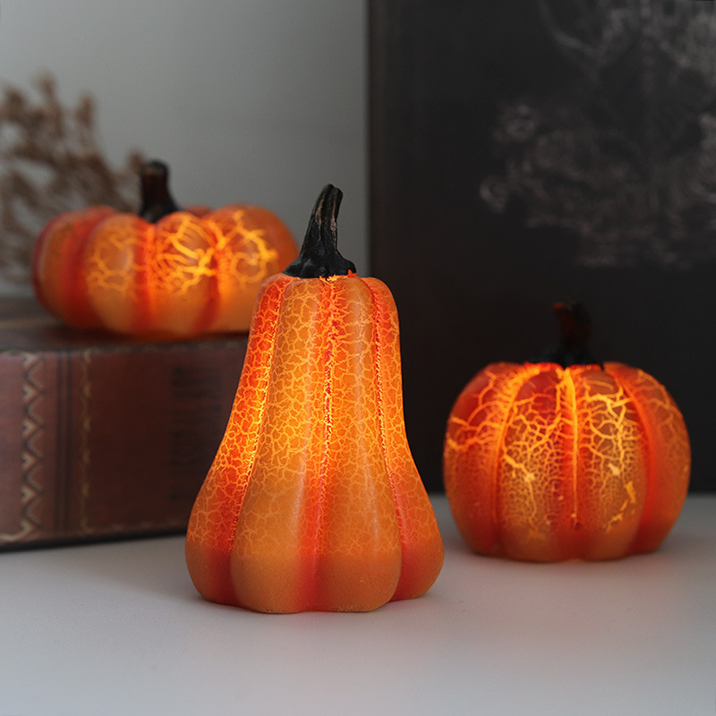 New Halloween Pumpkin Lantern Simulation Pumpkin LED Candle Lamp Resin Luminous Pumpkin 3 New Halloween Pumpkin Lantern Simulation Pumpkin LED Candle Lamp Resin Luminous Pumpkin - Image 3