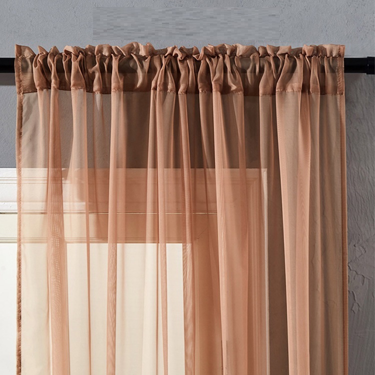 Modern And Simple Pure Color Cotton And Linen Window Screen 4 Modern And Simple Pure Color Cotton And Linen Window Screen - Image 4
