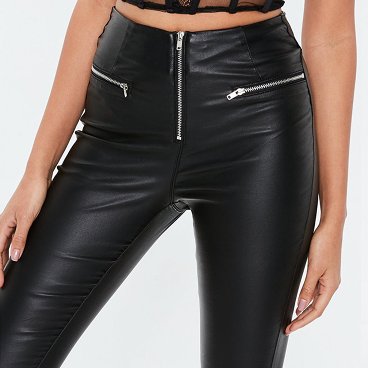 Small-foot Pants Plus-size Hip-hugging Tight-fitting Trousers 3 Small-foot Pants Plus-size Hip-hugging Tight-fitting Trousers - Image 3