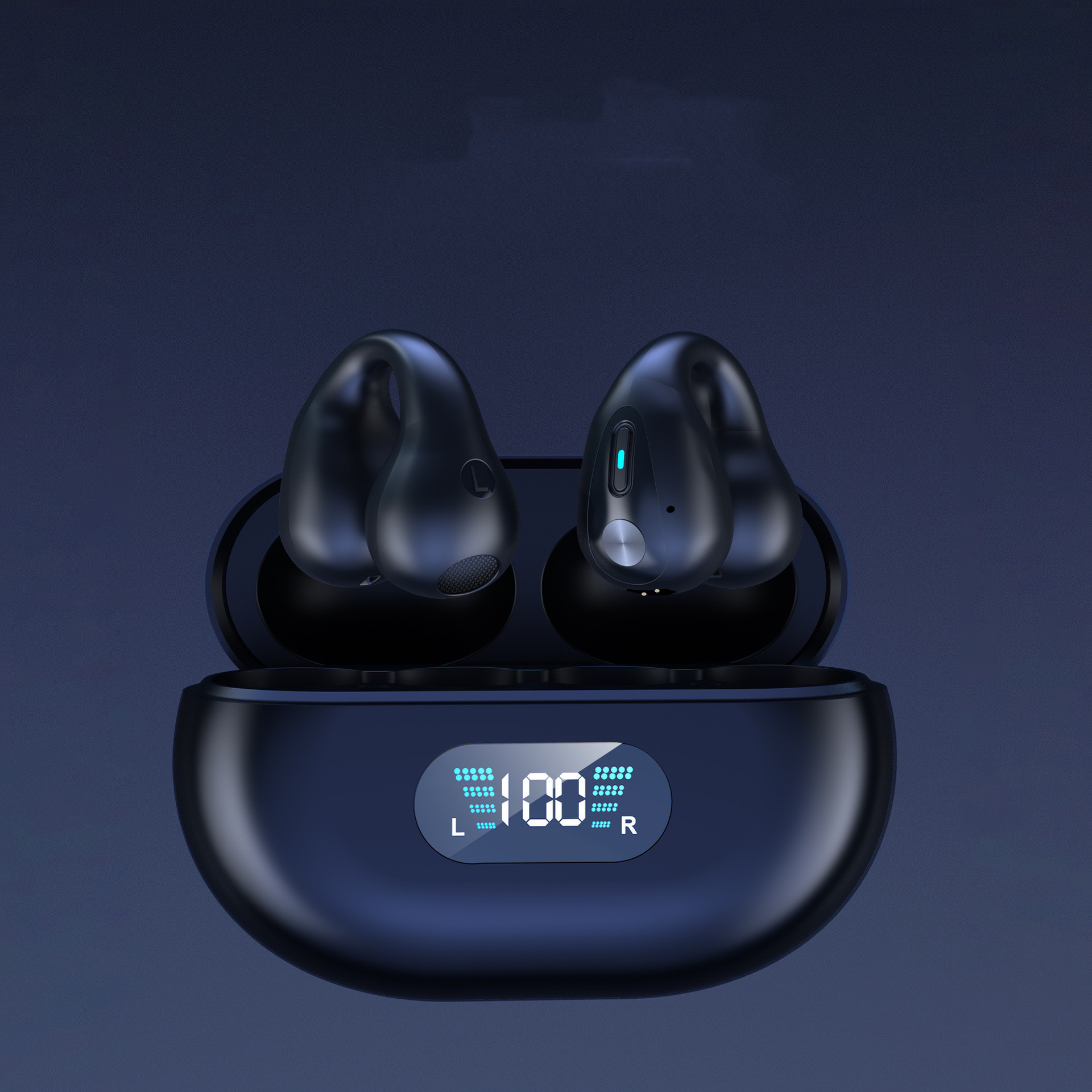 Bone Conduction Headphones TWS Earbuds Ear Clip Bluetooth 5.3 Touch Wireless 7 Bone Conduction Headphones TWS Earbuds Ear Clip Bluetooth 5.3 Touch Wireless - Image 7