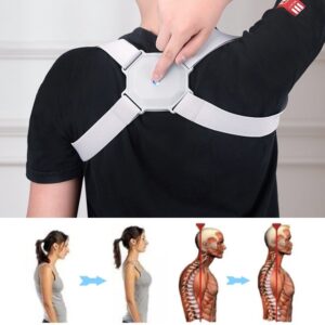 Smart Adjustable Posture Corrector for Kids & Adults – Real Time Back Support Training