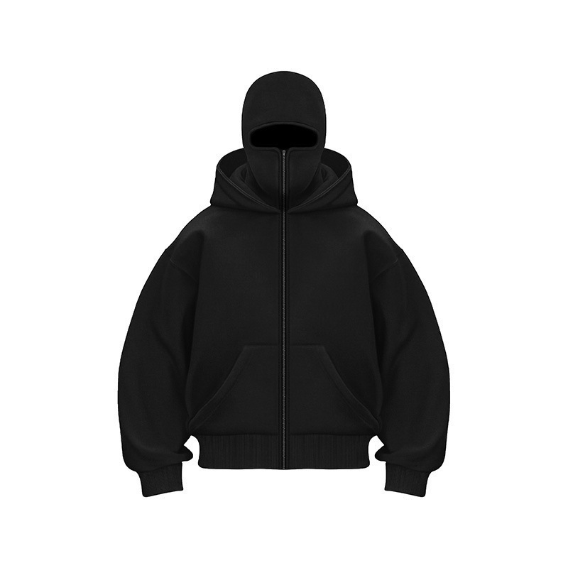 Men's And Women's Double-headed Zipper Hoodie 2 Men's And Women's Double-headed Zipper Hoodie - Image 2