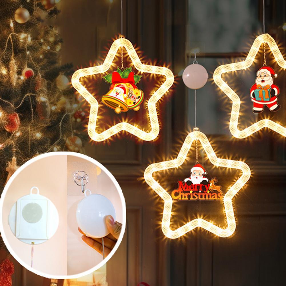 Christmas Pendant Decoration Christmas Atmosphere Led Lights Led Christmas Star Light Decoration For Window Door For Holiday 1 Christmas Pendant Decoration Christmas Atmosphere Led Lights Led Christmas Star Light Decoration For Window Door For Holiday