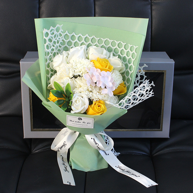 Valentine's Day Gift 19 Rose Soap Bouquet Gift Box 2 Valentine's Day Gift 19 Rose Soap Bouquet Gift Box - Image 2