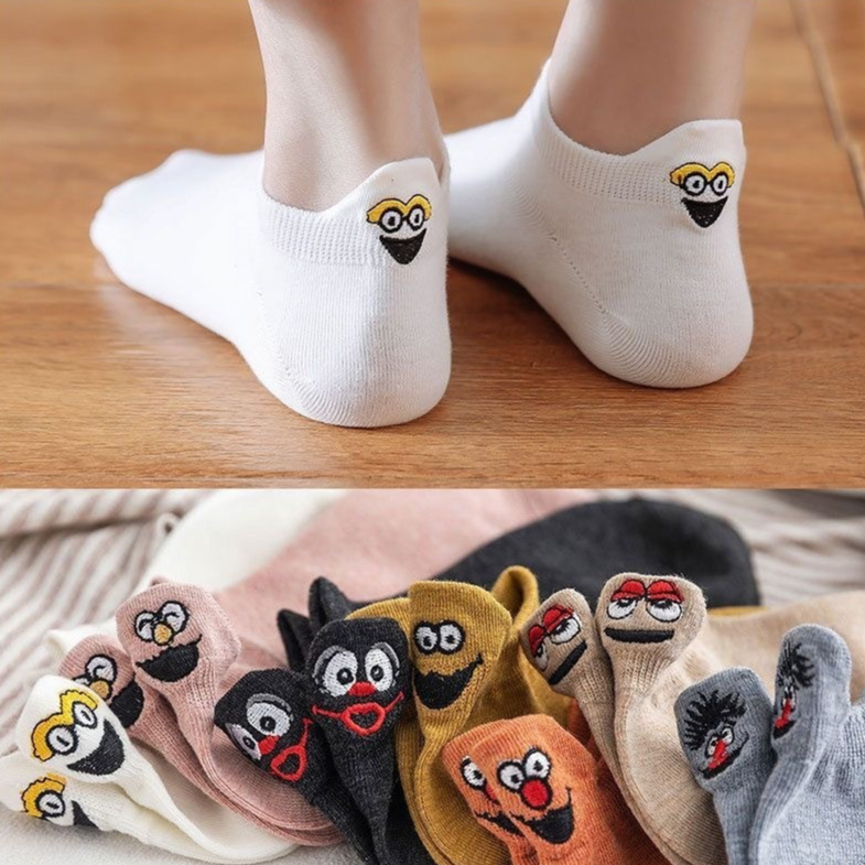 Ins Trendy Cute Japanese-style Low-cut Slip-on Boat Socks 1 Ins Trendy Cute Japanese-style Low-cut Slip-on Boat Socks