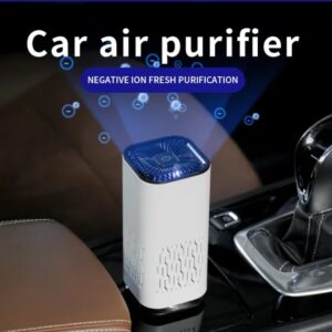 Portable Car Air Purifier with Negative Ion Generator | Removes Dust, Smoke & Formaldehyde