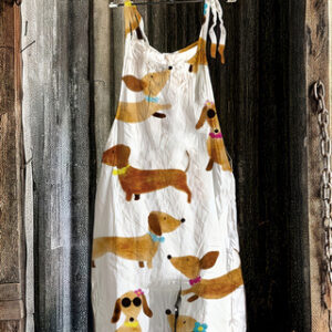 Printed Retro Wide-leg Women's Jumpsuit