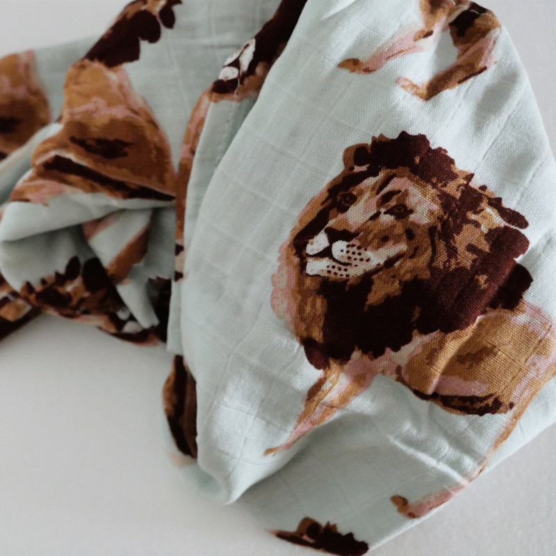 Baby Natural Organic Cotton Wrapping Blanket 4 Baby Natural Organic Cotton Wrapping Blanket - Image 4