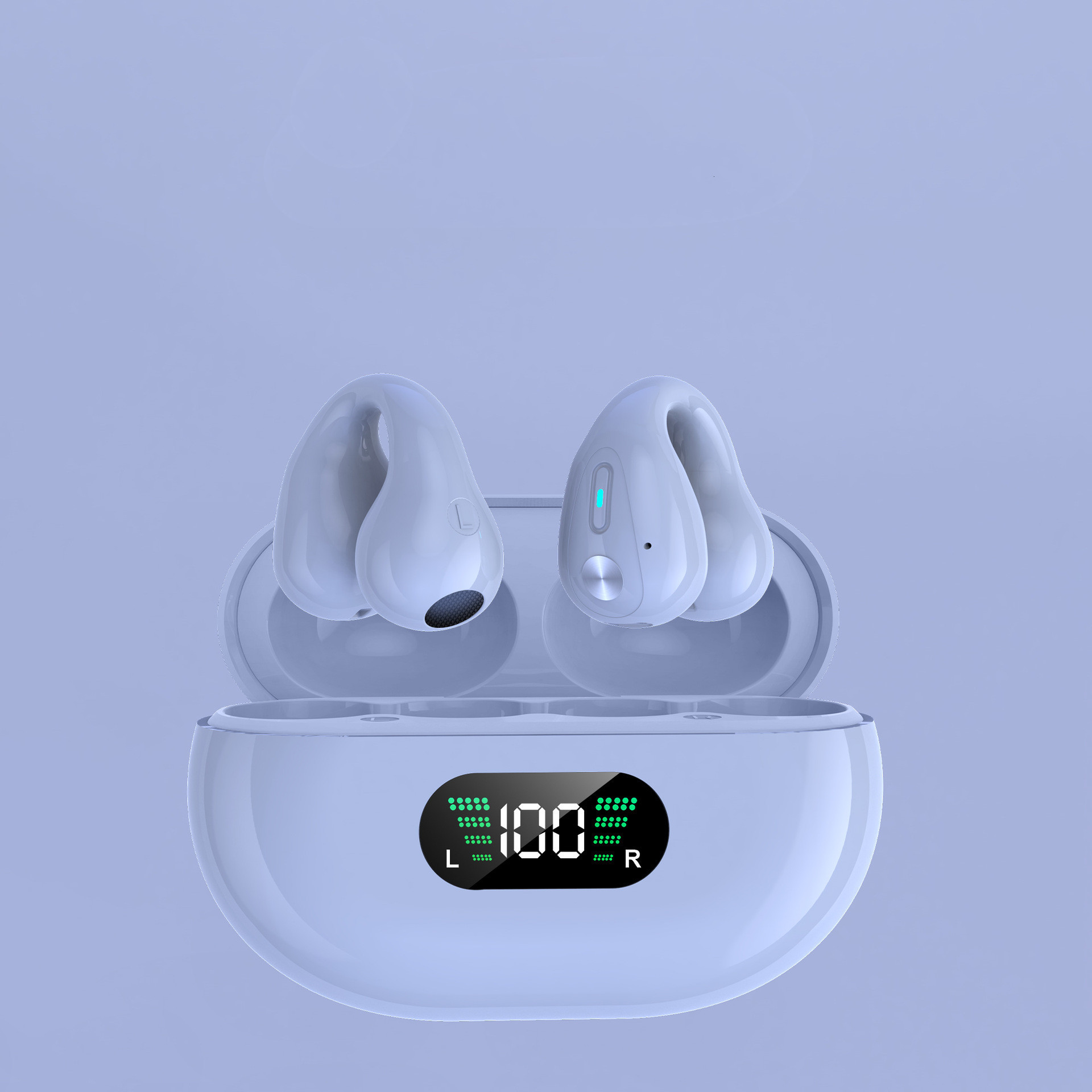 Bone Conduction Headphones TWS Earbuds Ear Clip Bluetooth 5.3 Touch Wireless 8 Bone Conduction Headphones TWS Earbuds Ear Clip Bluetooth 5.3 Touch Wireless - Image 8