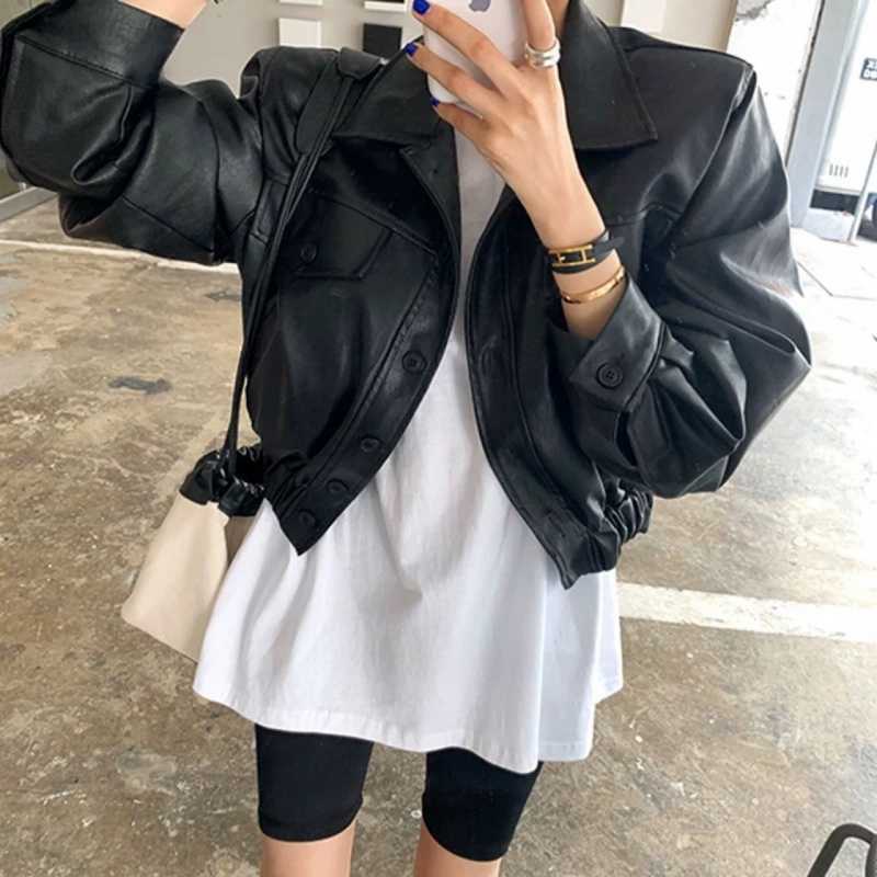 In-stock Korean-style Leather Jacket 1 In-stock Korean-style Leather Jacket