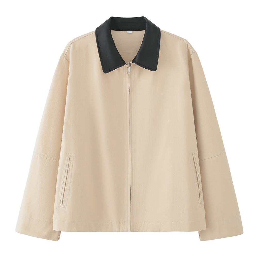 Women's Fashionable Casual Jacket With Lapel Collar 2 Women's Fashionable Casual Jacket With Lapel Collar - Image 2