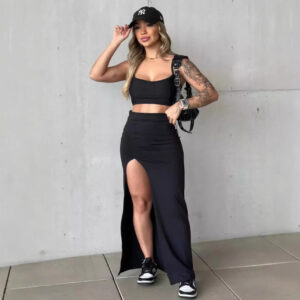 Fashionable Slit Bodycon Skirt For Women