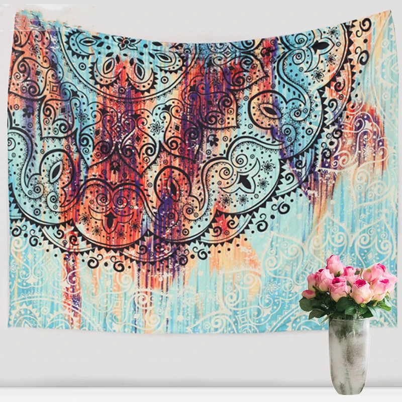 Sevenstars Bohemian Mandala Tapestry Hippie Floral Tapestry Sketched Flower Tapestry Art Print Tapestry For Room 3 Sevenstars Bohemian Mandala Tapestry Hippie Floral Tapestry Sketched Flower Tapestry Art Print Tapestry For Room - Image 3