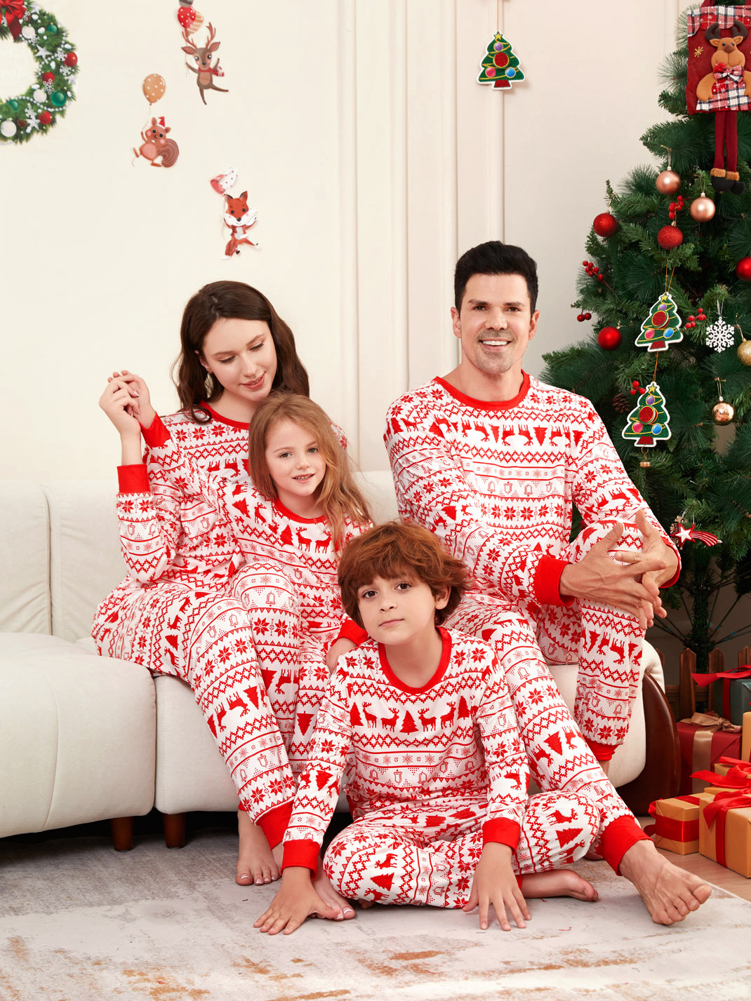 New Autumn Winter European And American Style Loungewear Pajama Set 4 New Autumn Winter European And American Style Loungewear Pajama Set - Image 4