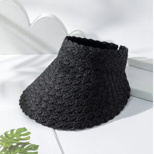 Summer And Spring Women's Wide-brimmed Sun-protective Casual Straw Hat Suitable For Outdoor Travel, Mountain Climbing And Daily Commuting