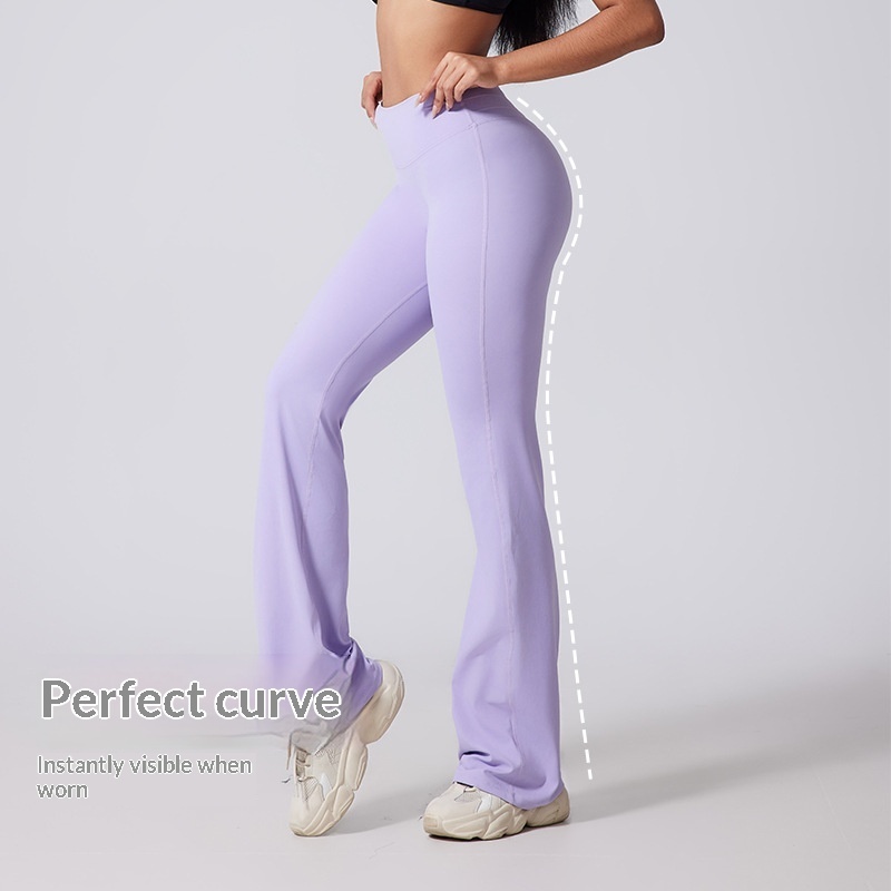 Women's Wide-leg High-waisted Slim-fit Flared Pants 2 Women's Wide-leg High-waisted Slim-fit Flared Pants - Image 2