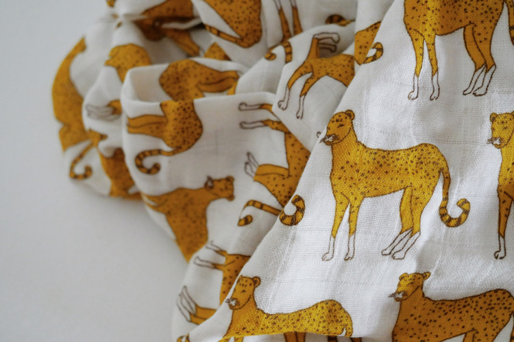 Baby Natural Organic Cotton Wrapping Blanket 2 Baby Natural Organic Cotton Wrapping Blanket - Image 2