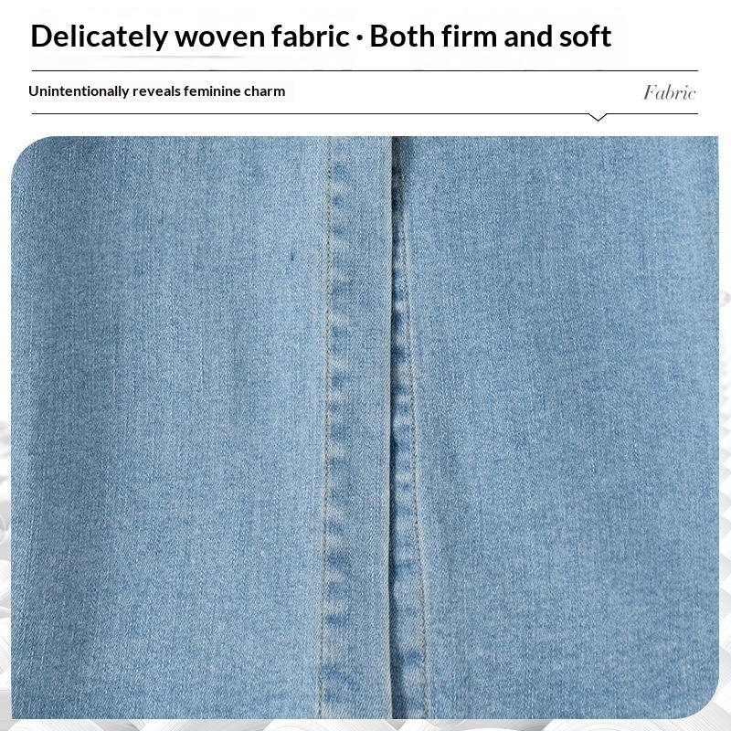 Single-breasted Denim Skirt For Women 3 Single-breasted Denim Skirt For Women - Image 3