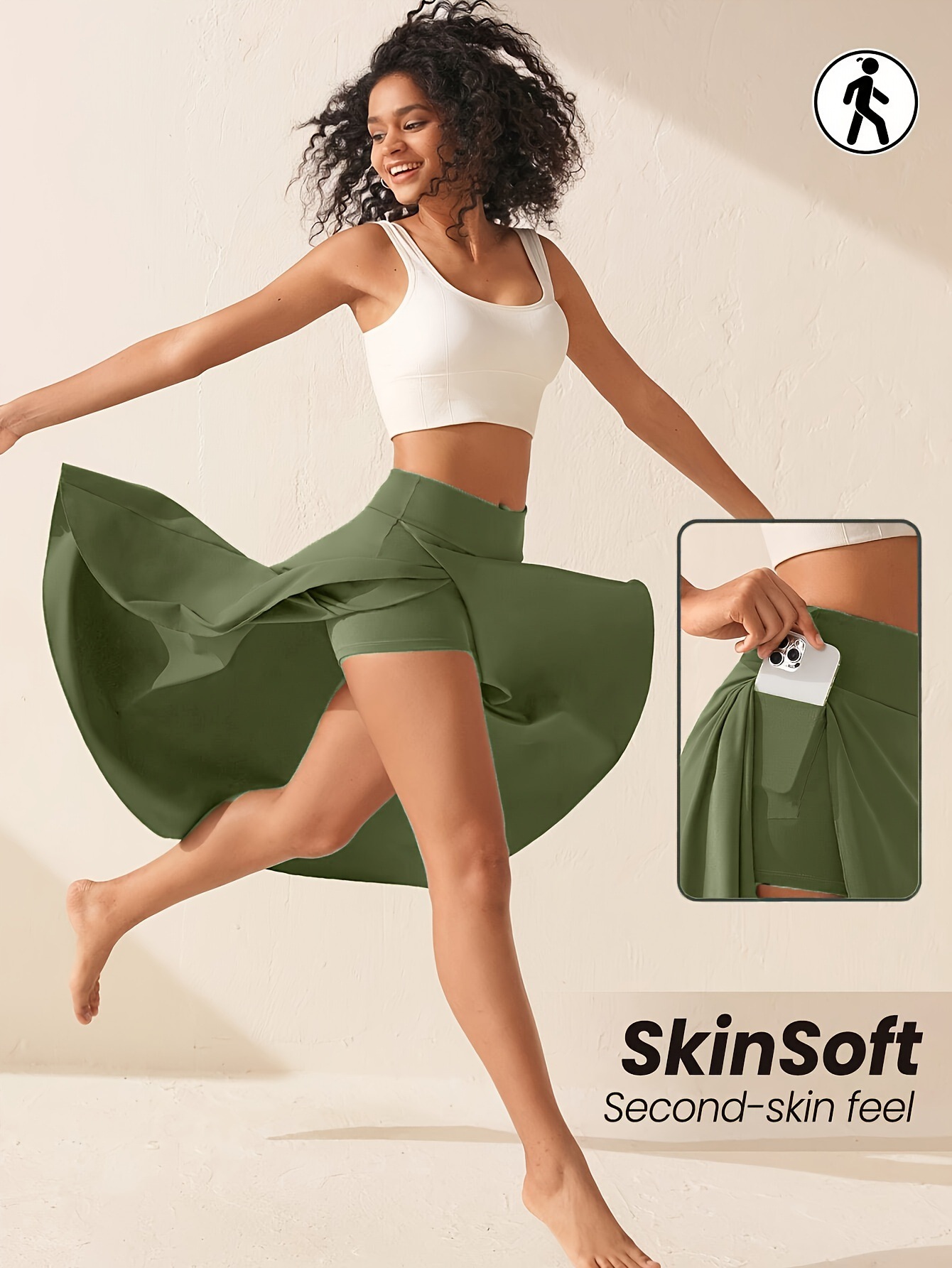 Elegant Flowing Solid-Colored Midi Skirt With Ruffle Trim 7 Elegant Flowing Solid-Colored Midi Skirt With Ruffle Trim - Image 7