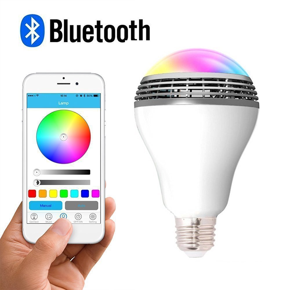 Creative Home LED Smart Bluetooth Speaker E27 Bulb Light 1 Creative Home LED Smart Bluetooth Speaker E27 Bulb Light