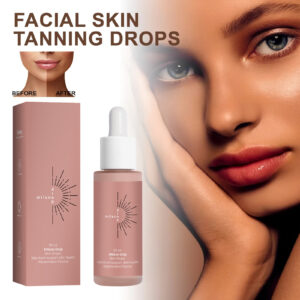 Self Tanning Serum Drops for Face & Body – Dark Bronzer, Hydrating Glow, Fine Line Smoothing