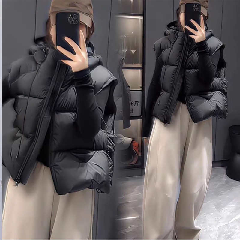 Women's Loose High-end Padded Vest-style Jacket 1 Women's Loose High-end Padded Vest-style Jacket