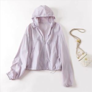 Ice-silk Quick-drying Sun-protective Clothing For Petite Figures