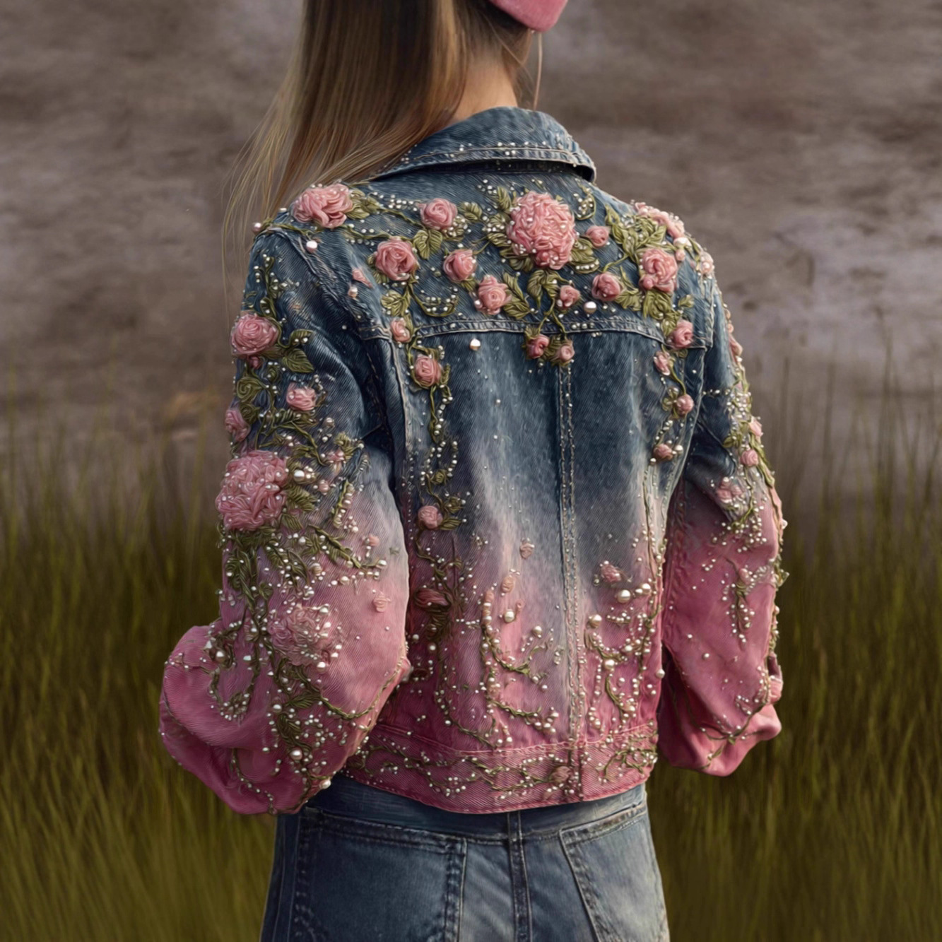 Autumn Retro Washed Long-Sleeve Denim Jacket 6 Autumn Retro Washed Long-Sleeve Denim Jacket - Image 6