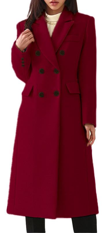 New Autumn Winter Simple Women's Wool Coat 4 New Autumn Winter Simple Women's Wool Coat - Image 4