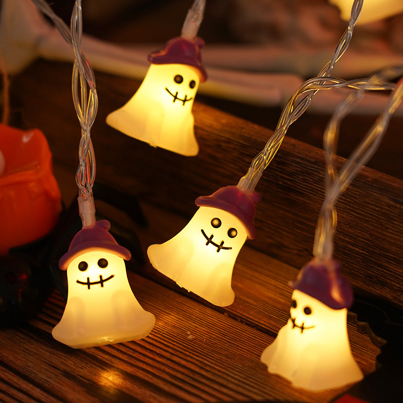 PVC Soft Material Halloween Lighting Chain Pumpkin Ghost Bat Modeling Lamp Indoor And Outdoor Home Decoration 5 PVC Soft Material Halloween Lighting Chain Pumpkin Ghost Bat Modeling Lamp Indoor And Outdoor Home Decoration - Image 5
