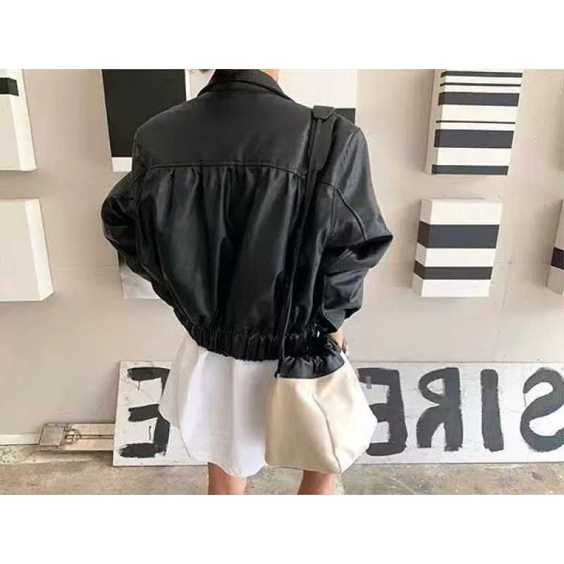 In-stock Korean-style Leather Jacket 2 In-stock Korean-style Leather Jacket - Image 2