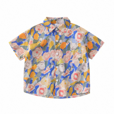 Dopamine Seaside Tyndall-effect Skirt With Print Parent-child Matching Outfits 4 Dopamine Seaside Tyndall-effect Skirt With Print Parent-child Matching Outfits - Image 4