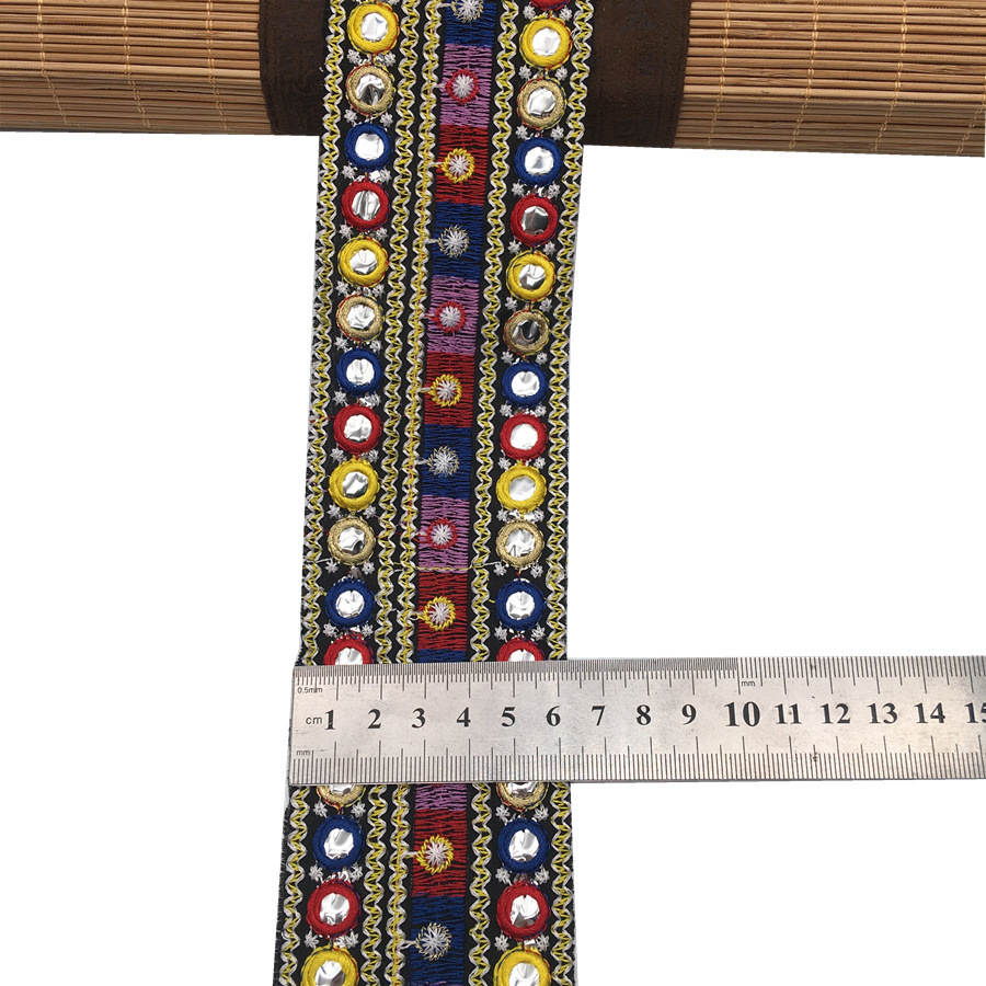 Lens Embroidery Lace DIY Ethnic Style Clothing Accessories Ribbon 8 Lens Embroidery Lace DIY Ethnic Style Clothing Accessories Ribbon - Image 8