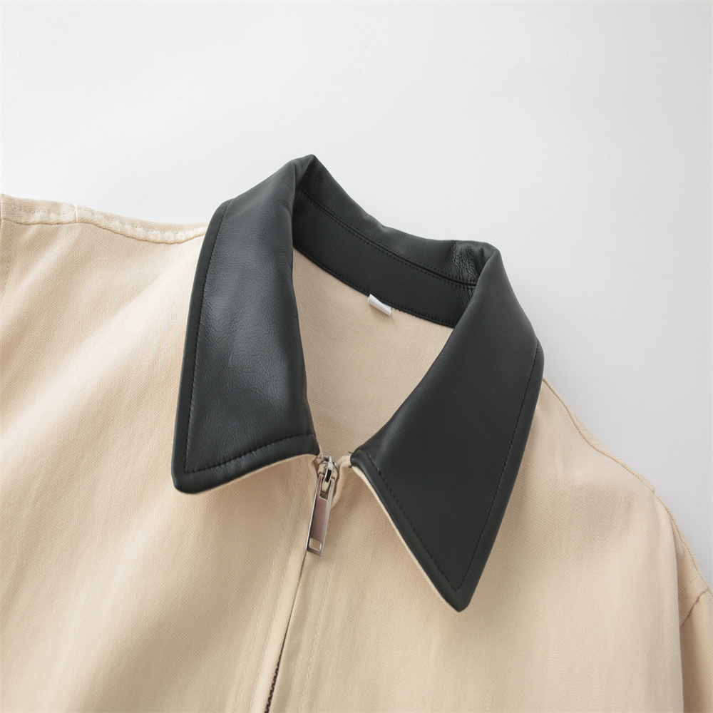 Women's Fashionable Casual Jacket With Lapel Collar 3 Women's Fashionable Casual Jacket With Lapel Collar - Image 3