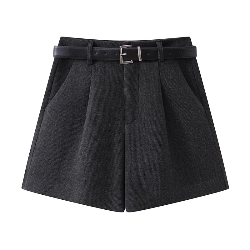 Fashionable Woolen Suit Shorts For Women 4 Fashionable Woolen Suit Shorts For Women - Image 4
