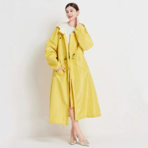 Women's Mid-length Trench Coat Raincoat