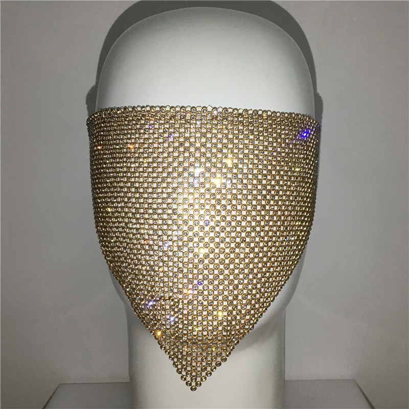 Personality Trend Accessories Rhinestone Mask 3 Personality Trend Accessories Rhinestone Mask - Image 3