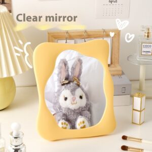 Irregular Desktop Cosmetic Mirror – Simple Special-Shaped Vanity Mirror for Living Room, Makeup & Décor