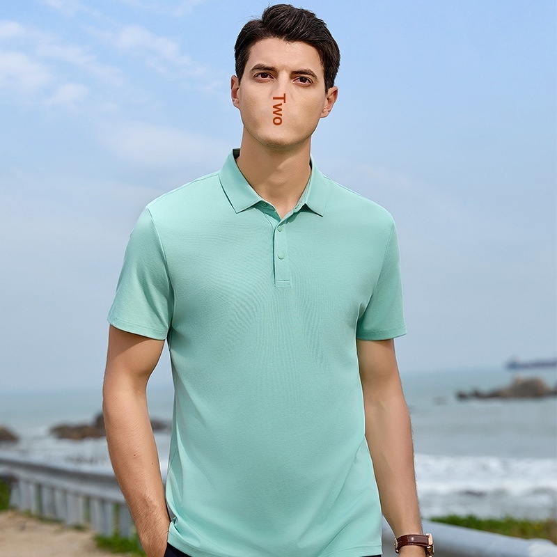 High-end Mercerized Cotton Polo Shirts For Summer 3 High-end Mercerized Cotton Polo Shirts For Summer - Image 3
