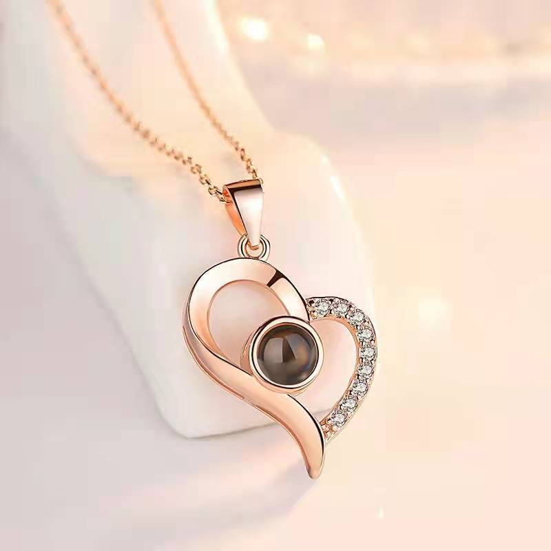 Hot Valentine's Day Gifts Metal Rose Jewelry Gift Box Necklace For Wedding Girlfriend Necklace Gifts 6 Hot Valentine's Day Gifts Metal Rose Jewelry Gift Box Necklace For Wedding Girlfriend Necklace Gifts - Image 6