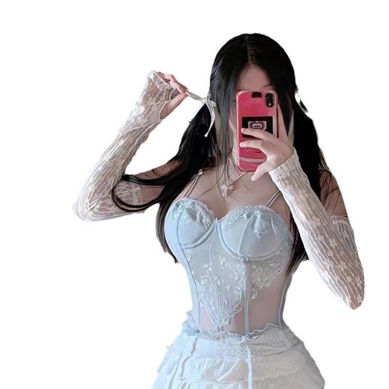 Women's Plus-Size Loose Sun-Protective Mesh Arm Sleeves 7 Women's Plus-Size Loose Sun-Protective Mesh Arm Sleeves - Image 7