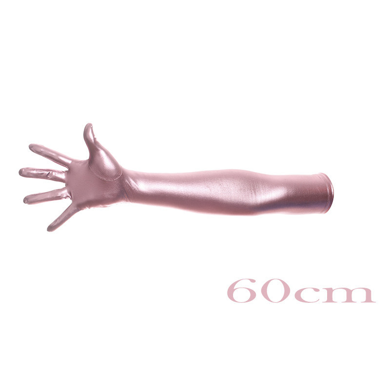 High-gloss Gold Foil Stamping And Elbow-length Costume Gloves 6 High-gloss Gold Foil Stamping And Elbow-length Costume Gloves - Image 6