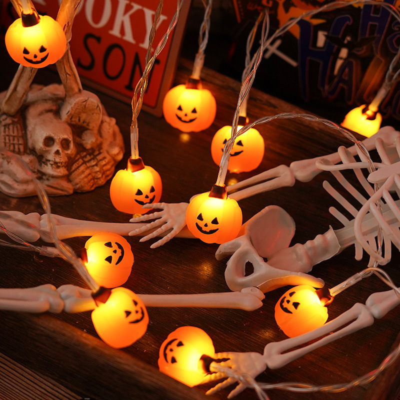 PVC Soft Material Halloween Lighting Chain Pumpkin Ghost Bat Modeling Lamp Indoor And Outdoor Home Decoration 9 PVC Soft Material Halloween Lighting Chain Pumpkin Ghost Bat Modeling Lamp Indoor And Outdoor Home Decoration - Image 9