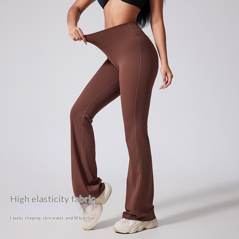 Women's Wide-leg High-waisted Slim-fit Flared Pants 7 Women's Wide-leg High-waisted Slim-fit Flared Pants - Image 7